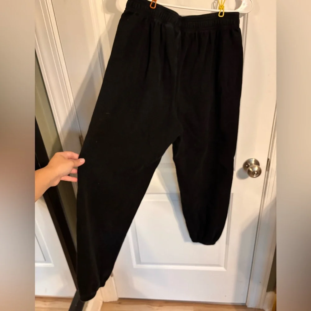Adidas Black Sweatpant Joggers - Picture 5 of 8